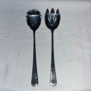 Reed & Barton Silver Hammered Serving Set